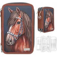 Miss Melody 3 Fach Federtasche LUXURY HORSE Miss Melody 3 Fach Federtasche LUXURY HORSE von Depesche
