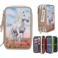 Miss Melody 3 Fach Federtasche POPPY SAND Miss Melody 3 Fach Federtasche POPPY SAND von Depesche