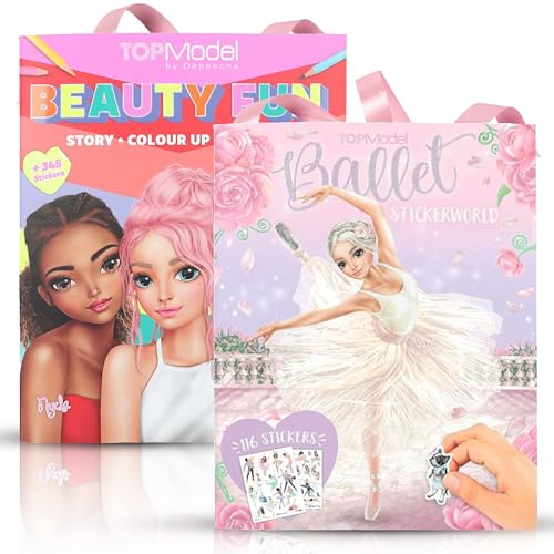 TOPModel: Stickerworld Ballet & Malbuch Beauty Fun – Dein perfektes Set für fantasievolles Stickervergnügen und aufregende Malabenteuer! von Depesche