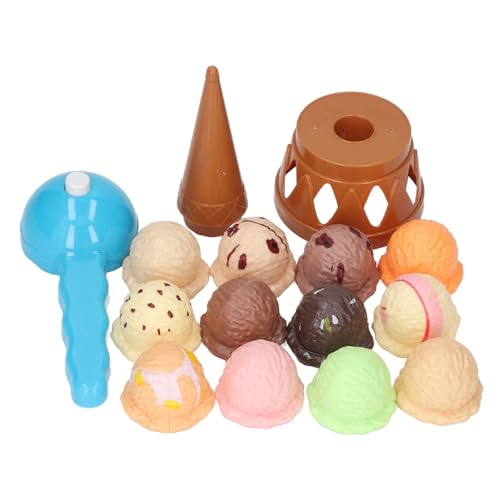 Depisuta Eiscreme-Spielzug für, Eiscreme-Spieltzug-Stapelturm, Vororgöschte Küche, Spielzugubehör, Eisdiele, Balancierspiel für Kleiinkinder, Rollenspielset, Blibenug-Issesensetset Depisuta Eiscreme-Spielzug für, Eiscreme-Spieltzug-Stapelturm, Vororgöschte Küche, Spielzugubehör, Eisdiele, Balancierspiel für Kleiinkinder, Rollenspielset, Blibenug-Issesensetset von Depisuta