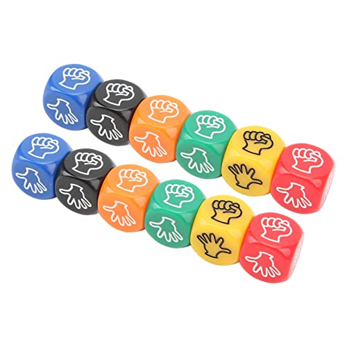 Depisuta Steinpapier-Schere-spielwürfel, 12 Stück, 6-Farbige-Finger-Ratespielwürfel, 20 Mm, 6-Seitige-Spiele Depisuta Steinpapier-Schere-spielwürfel, 12 Stück, 6-Farbige-Finger-Ratespielwürfel, 20 Mm, 6-Seitige-Spiele von Depisuta