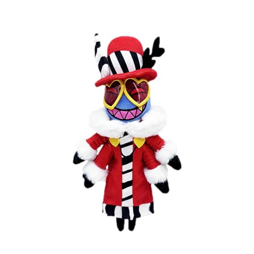 Hazbin Hotel Plüsch, niedliche Anime-Charaktere, Plüsch, Stoffpuppe, Spielzeug, Geschenke für Fans, Jungen, Mädchen, Geburtstag, Erntedankfest, Weihnachten (Valentino_34 cm) von Deplushies