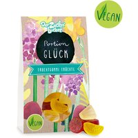 "Portion Glück", vegane Fruchtgummis mit Frucht-Geschmack, 80g von Der Zuckerbäcker GmbH