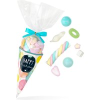 Zuckertüte "Happy Birthday" mit buntem Süßigkeiten-Mix, 125g von Der Zuckerbäcker GmbH