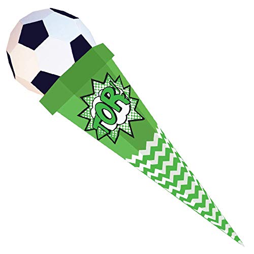 Der kleine Knick Schultüte in verschiedenen Designs (Fußball Grün/Weiß) von Der kleine Knick