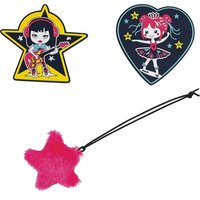 DERDIEDAS 8401158 Wechselbuttons Neon Star 3-teiliges Set von DerDieDas