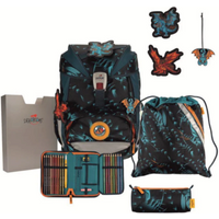 DERDIEDAS 8505176 5-teiliges Schulrucksack-Set ErgoFlex Exklusiv LED Dragon Moon DERDIEDAS 8505176 5-teiliges Schulrucksack-Set ErgoFlex Exklusiv LED Dragon Moon von DerDieDas