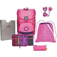 DERDIEDAS 8509153 5-teiliges Schulrucksack-Set Ergoflex Easy Pretty Unicorn von DerDieDas