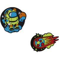 DERDIEDAS D841100101187 Neon Crazy Wechselbuttons, 2tlg. DERDIEDAS D841100101187 Neon Crazy Wechselbuttons, 2tlg. von DerDieDas