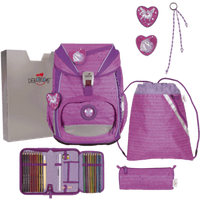 DERDIEDAS D845100120000 Schulrucksack-Set 5-teilig Purple Unicorn ErgoFlex Light Set DERDIEDAS D845100120000 Schulrucksack-Set 5-teilig Purple Unicorn ErgoFlex Light Set von DerDieDas