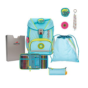 DerDieDas ErgoFlex Exklusiv LED Primavera Schulrucksack Set von DerDieDas