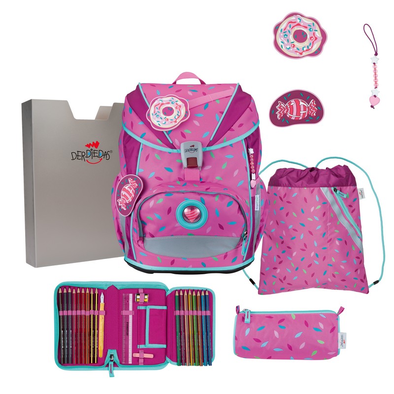 DerDieDas Schulranzen Set ErgoFlex Light Sweet Sprinkle 5-tlg. DerDieDas Schulranzen Set ErgoFlex Light Sweet Sprinkle 5-tlg. von DerDieDas