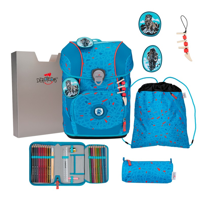 DerDieDas Schulranzen Set ErgoFlex Tiny Exklusiv Superflash Blue Ice 5-tlg. DerDieDas Schulranzen Set ErgoFlex Tiny Exklusiv Superflash Blue Ice 5-tlg. von DerDieDas