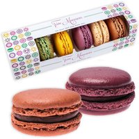 6 Macarons in verschiedenen Sorten, mit Geschenkverpackung, 90g von DerGugl