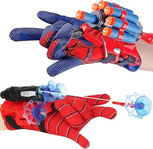 Dereine Launcher Handschuhe, Spielzeug Launcher, Launcher Spielzeug Kinder, Handgelenk Spielzeug, Handschuhe Cosplay, Launcher Handschuh für Cosplay, Mädchen, Jungen, Geschenke Kinder (A) von Dereine