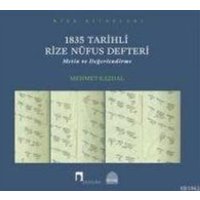 1835 Tarihli Rize Nüfus Defteri von Dergah Yayinlari