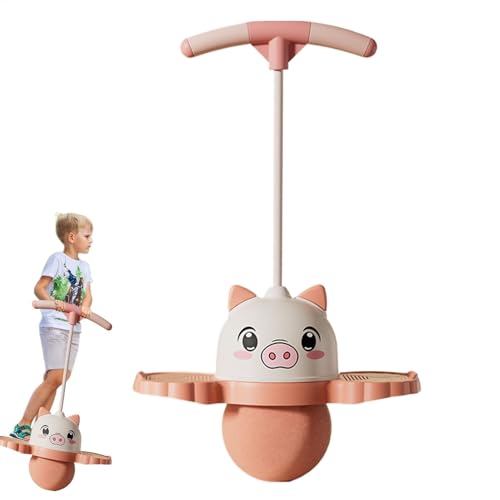 Derwrtup Bälle für Kinder hüpfen, Kinder hüpfen Bälle - Kreativer Bounce Ball für Mädchen,Cartoon Tierform Design, Kinderverbesserte Gleichgewichtsspielzeug für Anfänger, Mädchen, Kinder von Derwrtup