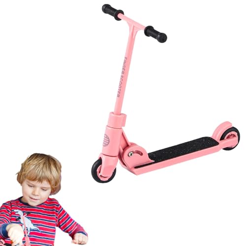 Derwrtup Faltbarer Tretroller,Fingerscooter | Finger-BMX faltbar mit Bremssystem,Lernspielzeug, Finger-Skateboard-Spaß, rutschfeste Fingerspitzenbewegung, Fingerboard-Zubehör für Teenager und Kinder von Derwrtup