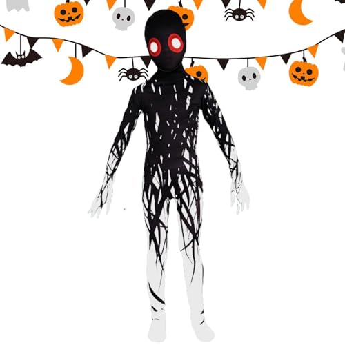 Derwrtup Horror-Kostüme für Kinder, Halloween-Kostüme für Kinder - Atmungsaktives Horror-Dress-Up | Mehrzweck-elastischer Kinderoverall, festliches Kostüm für Cosplay von Derwrtup