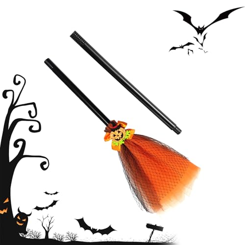 Derwrtup Kleinkinder Hexenbesen,Hexenkostüm Spielzeug Besen für Mädchen | Karnevalszubehör Kostümaccessoires Spielzeug Rollenspiel Schulfest Ferien Derwrtup Kleinkinder Hexenbesen,Hexenkostüm Spielzeug Besen für Mädchen | Karnevalszubehör Kostümaccessoires Spielzeug Rollenspiel Schulfest Ferien von Derwrtup