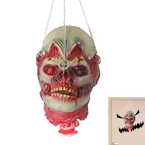 Derwrtup Kopfattrappe,Halloween- - Realistische Körperteil Deko Für Horror Labyrinth Escape Room Foto Hintergrund Garten Derwrtup Kopfattrappe,Halloween- - Realistische Körperteil Deko Für Horror Labyrinth Escape Room Foto Hintergrund Garten von Derwrtup