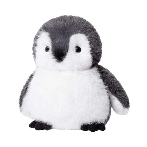 Derwrtup Pinguin-Plüschpuppe, Pinguin-Stofftier - 8-Zoll süße Pinguin-Umarmungs-Plüschpuppe,Stofftier-Plüschfigur für Kinder, Mädchen, Teenager, Jugendliche von Derwrtup