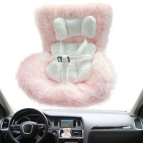 Derwrtup Puppenautositz | 17cm Weicher Sitz Mit Belüftungsclip | Weiches Dekospielzeug Für Mädchen Damen Schreibtischdekoration Derwrtup Puppenautositz | 17cm Weicher Sitz Mit Belüftungsclip | Weiches Dekospielzeug Für Mädchen Damen Schreibtischdekoration von Derwrtup
