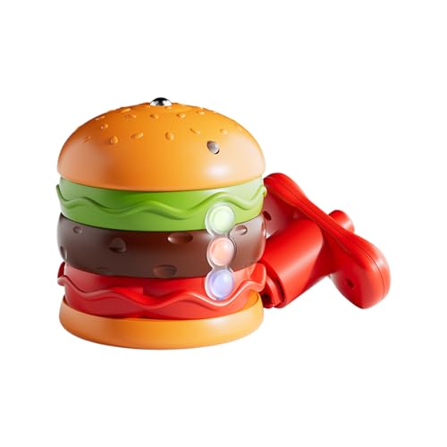 Derwrtup Spielzeug,Leuchtender Hamburger Kampf-Tischspiel - Interaktives Balance-Spielzeug Mit Musik, Tragbares Reisespiel Als Lernspielzeug & Geschenkidee Derwrtup Spielzeug,Leuchtender Hamburger Kampf-Tischspiel - Interaktives Balance-Spielzeug Mit Musik, Tragbares Reisespiel Als Lernspielzeug & Geschenkidee von Derwrtup