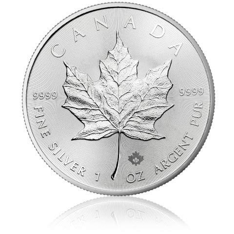 Silbermünze '999 Maple Leaf 2021 Kanada - mit Schutzkapsel von Desconocido