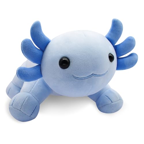 Desdfcer Axolotl Plüschtier,Axolotl Kuscheltier Stofftier,Axolotl Plüsch Plüschkissen Spielzeug,Axolotl Kissen Puppe,Geschenk für Kinder,Mädchen,Jungen,Weihnachten von Desdfcer