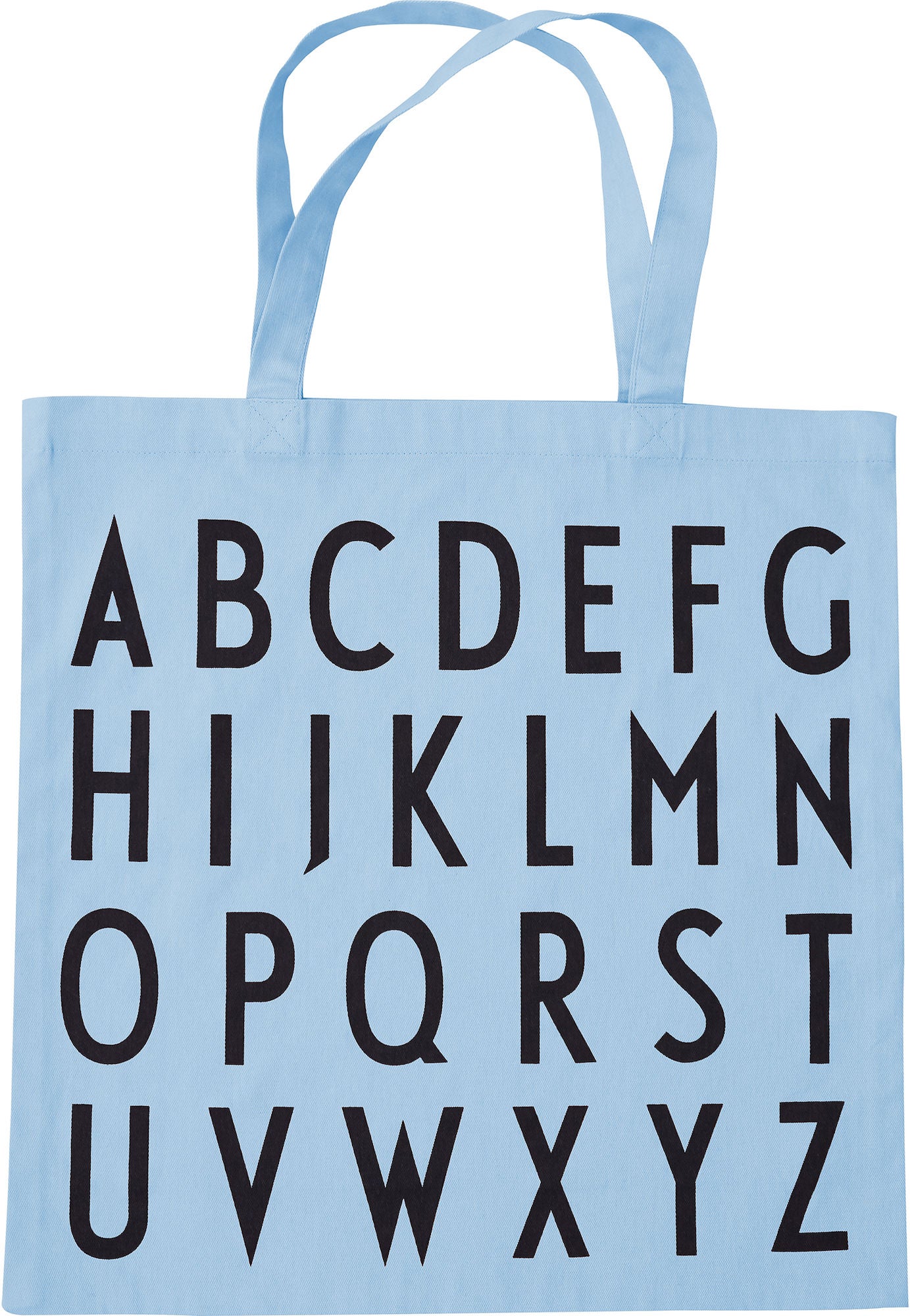 Design Letters Fav Stoffbeutel ABC, blue von Design Letters