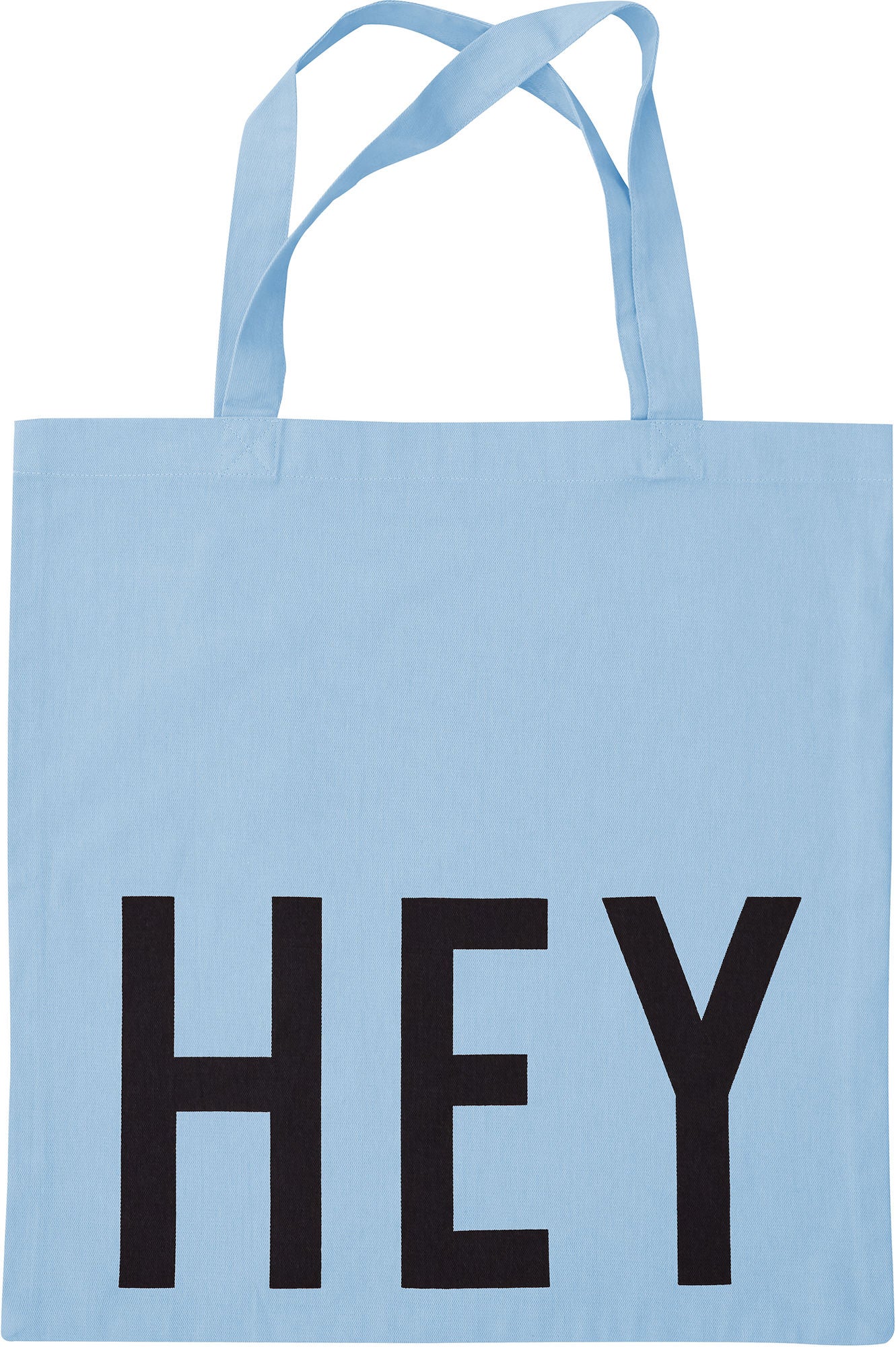 Design Letters Fav Stoffbeutel Hey, blue von Design Letters