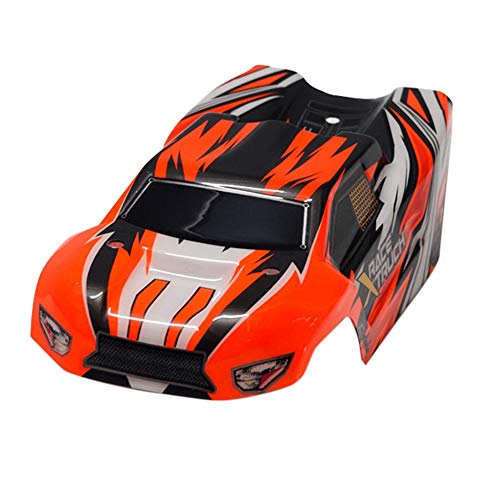 Desikixudy 1/16 RC Car Body Shell für SG1602 SG 1602 RC Fahrzeuge, Ersatzteilmodelle, Orange von Desikixudy