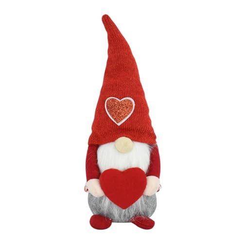 Desikixudy Gesichtslose Puppe zum Valentinstag, Zwerg-Ornament, Valentinstagsgeschenke für, Freundin, Hochzeit, Heimdekoration, B, Langlebig, Einfache Installation von Desikixudy