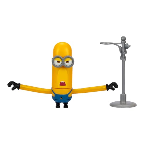 Despicable Me 4 Wild Spinning Mega Minion Tim Action Figure | Press Down On Tim's Head For Some Wild Spinning Knock-down Power | Collect All 5 | All With A Different Play Feature And Minions Ich – Einfach unverbesserlich 4: Wild wirbelnder Mega Tim, Drücke auf Tims Kopf und erlebe Seine wild wirbelnde Umwerfkraft, Sammle alle 5, Unterschiedliche Funktionen und Zubehörteile von MINIONS