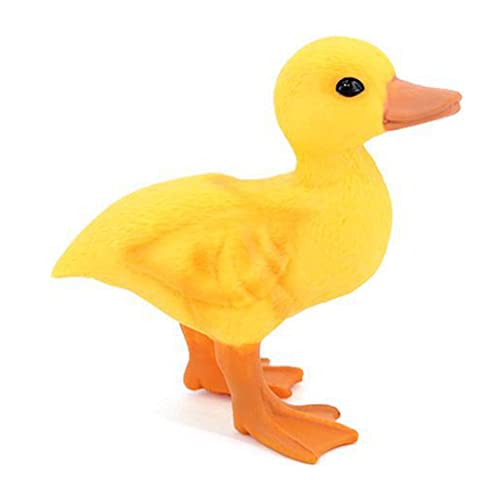 Deswtrer Enten auf Dem Bauernhof Realistische Tier Figuren Entlein Kleine Ente Tier Figuren für Kinder Bevorzugungen Spielzeug Gelb von Deswtrer