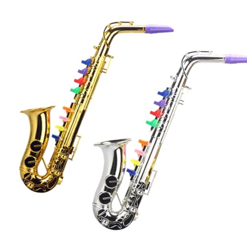 Deswtrer Saxophon Kindermusikinstrument Kindersimulation Musikinstrument Achtton-Saxophon Hausmusik von Deswtrer