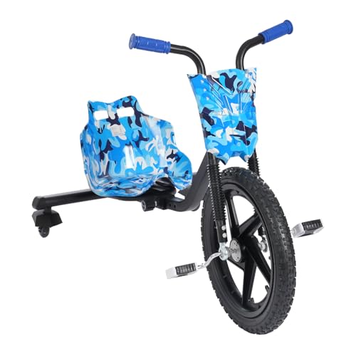 Kinder Tret Dreirad, Tret-Roller Camouflage Tretroller, für Hause Vergnügungsparks Parks 90 * 68 * 60cm von Dettchan