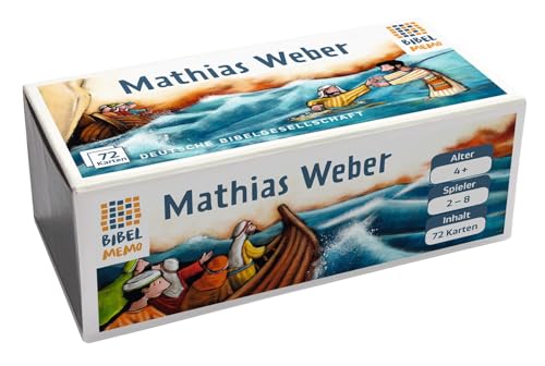 Bibel-Memo mit Bildern von Mathias Weber (Memory-Spiel) von Deutsche Bibelgesellschaft