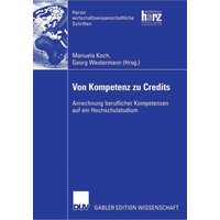 Von Kompetenz zu Credits von Deutscher Universitätsverlag