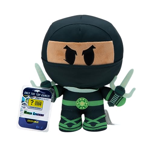 DevSeries Green Ninja Collector Plush – 20,3 cm Polyester-Plüsch mit exklusivem virtuellen Artikelcode von DevSeries