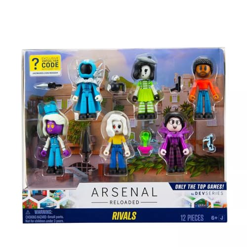 DevSeries CRS0042-6 Figuren Pack - Arsenal Reloaded: Rivals, bewegliche Actionfiguren mit Spielcode von DevSeries