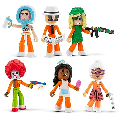 DevSeries CRS0059-6 Figuren Pack - Jailbreak: Hiding in Plain Sight, bewegliche Actionfiguren mit Spielcode von DevSeries