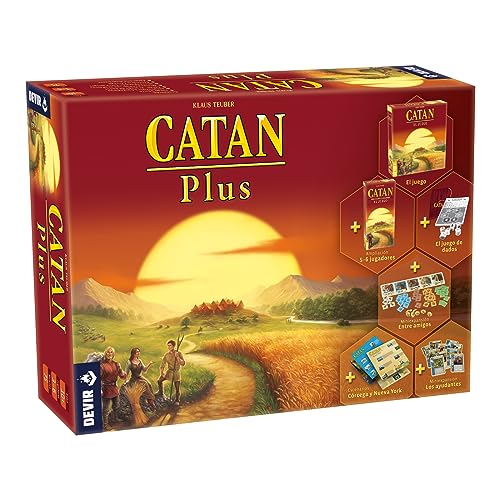 Catan Plus (Devir BGCATANPLUS2), Bunt, One Size von Devir