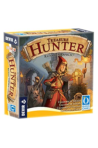 DEVIR BGTHML Treasure Hunter Brettspiel in Italienisch, Plastic, Multicolor von Devir