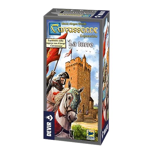 DEVIR BGCARTO Carcassonne Tischspiel, Mehrfarbig, zzzz-s von Devir