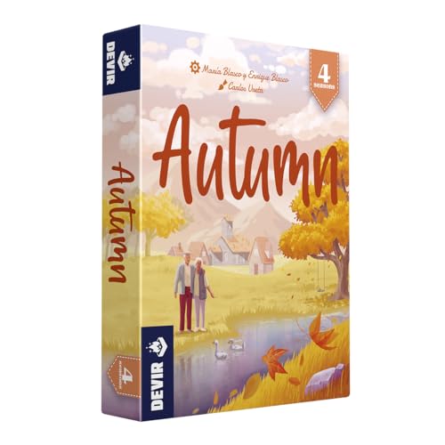 Devir Autumn, Devir Pocket, Kartenspiel, unterhaltsames Brettspiel für Paare (BGAUTUML) von Devir