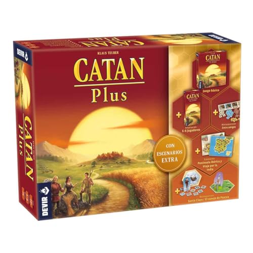 Devir Catan Plus 2023 Brettspiel – auf Spanisch von Devir