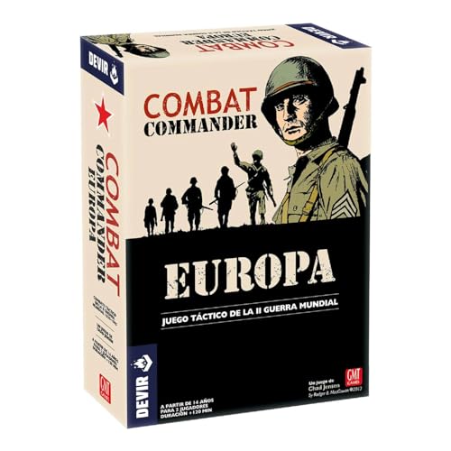 Devir Combat Commander: Europa, Brettspiel, Kriegsbrettspiel, Strategiespiel, Brettspiel für 2 Spieler, Brettspiel für 14 Jahre (BGCOMMANDER) von Devir