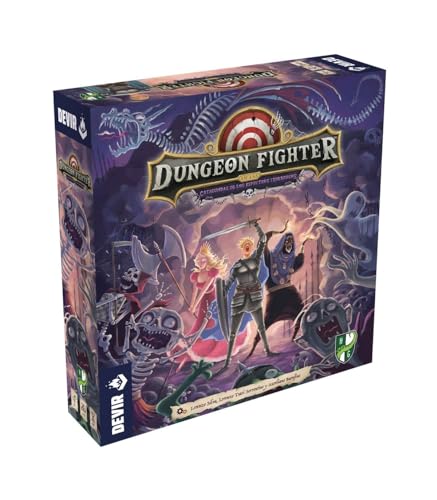 Devir Dungeon Fighter: Katakomben der finsteren Geister, Brettspiel, Brettspiel mit Freunden, Strategie, Alter +8 (BGDUFCASP) von Devir